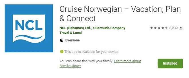 cruise norwegian app